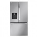 LG - Counter-Depth MAX 25.5 Cu. Ft. French Door Smart Refrigerator with Dual Ice - PrintProof Stainless Steel