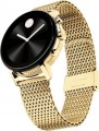 Movado - Connect 2.0 Smartwatch 40mm Ion-Plated Stainless Steel - Pale Yellow Gold With Stainless Steel Bracelet