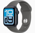 Apple Watch SE (GPS + Cellular) 40mm Space Gray Aluminum Case with Black Sport Band - Space Gray