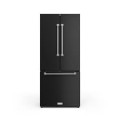 Gordon Ramsay Series by Thor Kitchen 17.5 Cu. Ft. Counter Depth Refrigerator with Stainless Steel Hardware - Black