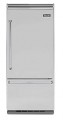 Viking - 5 Series Quiet Cool 20.4 Cu. Ft. Bottom-Freezer Built-In Refrigerator --Damascus Gray
