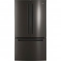 Haier - 27 Cu. Ft. French Door Refrigerator - Black stainless steel
