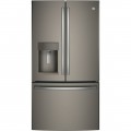 GE - 27.8 Cu. Ft. French Door Refrigerator - Slate