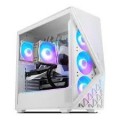 iBUYPOWER - Slate Gaming Desktop PC -Intel Core Ultra 9 285, NVIDIA GeForce RTX 5070 12GB, 32GB DDR5 RGB,1TB SSD - White