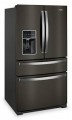 Whirlpool - 24.5 Cu. Ft. 4-Door French Door Refrigerator --Black Stainless Steel-6580948