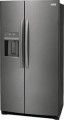 Frigidaire - 25.6 Cu. Ft. Side-by-Side Refrigerator - Black stainless steel