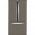 GE - 23.1 Cu. Ft. French Door Counter-Depth Refrigerator - Slate