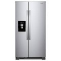 Whirlpool - 21.4 Cu. Ft. Side-by-Side Refrigerator - Monochromatic Stainless Steel--6581055