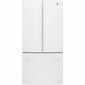 GE - 18.6 Cu. Ft. French Door Counter-Depth Refrigerator - High Gloss White