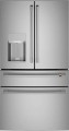 Café - 27.6 Cu. Ft. 4-Door French Door Refrigerator - Brushed Stainless