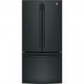 GE - 18.6 Cu. Ft. French Door Counter-Depth Refrigerator - High Gloss Black