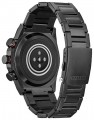 Citizen - CZ Smart 44mm Unisex IP Stainless Steel Hybrid Sport Smartwatch with IP Stainless Steel Bracelet - Gray