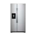 Whirlpool - 24.6 Cu. Ft. Side-by-Side Refrigerator - Monochromatic Stainless Steel-- 6581147