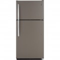 GE - 18.2 Cu. Ft. Top-Freezer Refrigerator - Slate